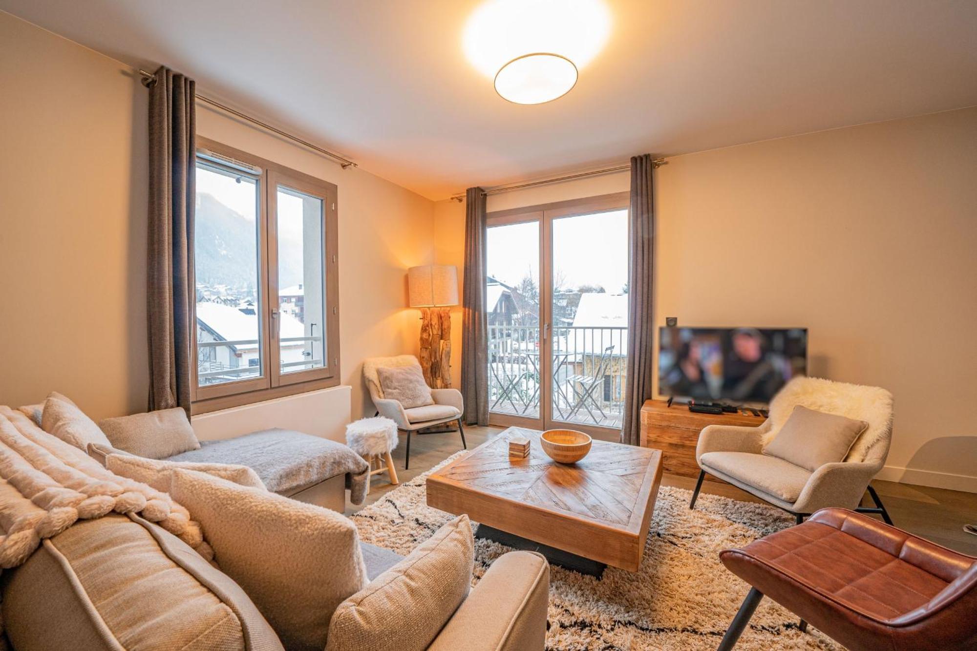 Perle Blanche - Brand New 2 Bedroom Apartment Perfectly Located Шамони Екстериор снимка